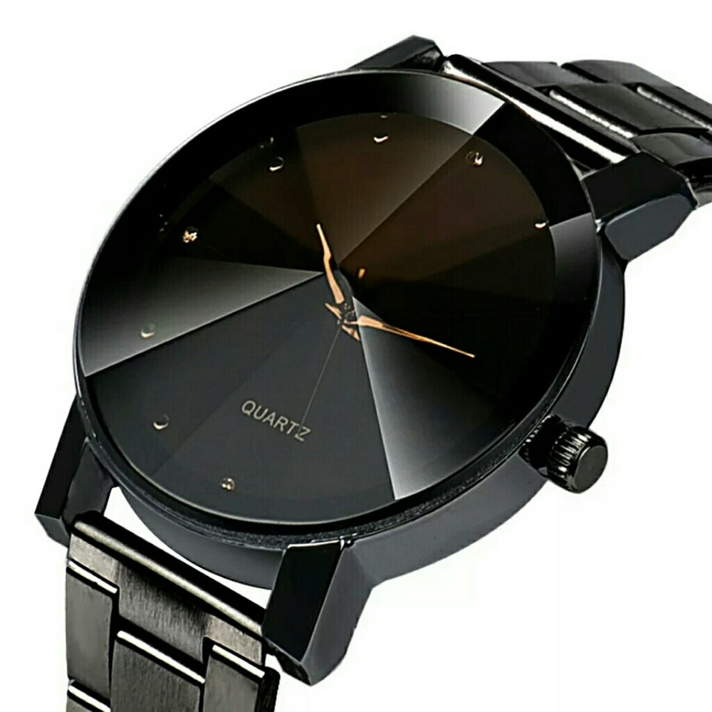 ● 2 / $15 ●  NEW MEN'S STAINLESS STEEL BAND WATCH - Picture 4 of 7